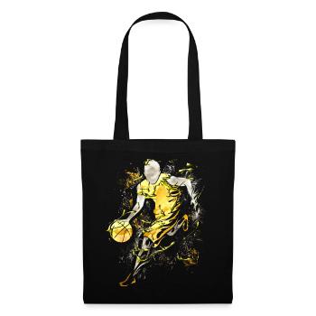 Basketball - Basketball Spieler - Basketballer - Stoffbeutel - Schwarz - Vorne