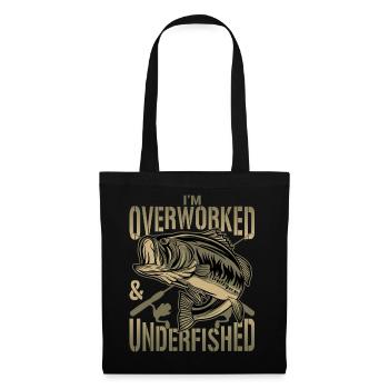 Angler Perch Fishing Fishing Perch Gift - Tote Bag - black - Front