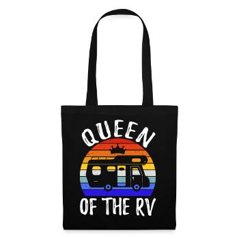 Reine du RV III - Sac en tissu - noir - Devant