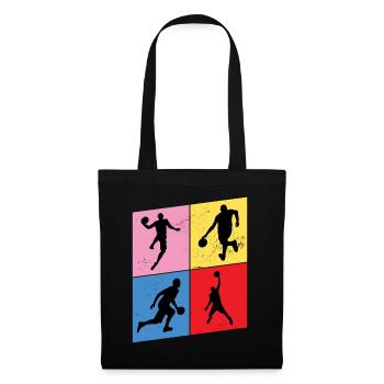 Basketball Basketball Player Player Vintage Retro - Tote Bag - black - Front