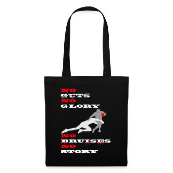 No guts, no glory - Tote Bag - black - Front