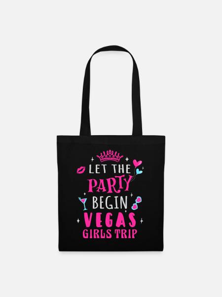 Girls Trip Las Vegas, que la fête commence - Sac en tissu - noir