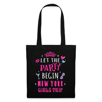 Girls Trip New York, que la fête commence - Sac en tissu - noir - Devant