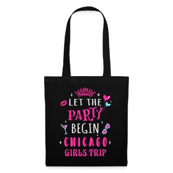 Girls Trip Chicago, que la fête commence - Sac en tissu - noir - Devant