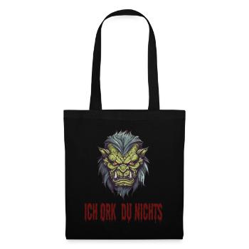 Ork Design - Stoffbeutel - Schwarz - Vorne