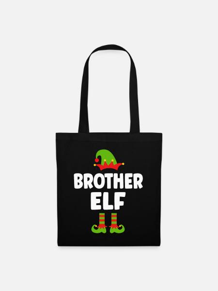 Bruder Elf Weihnachten - Stoffbeutel - Schwarz