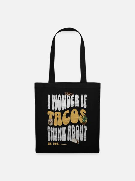 Taco - Stoffbeutel - Schwarz