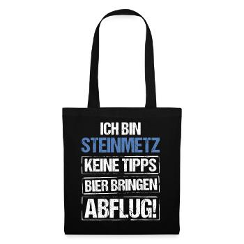 I'm a stonemason - bring beer and take off - Tote Bag - black - Front