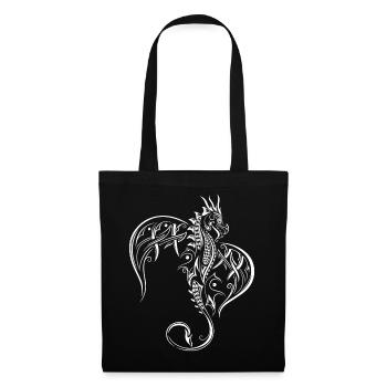 Dragon Fantasy Fire Dragon - Tote Bag - black - Front