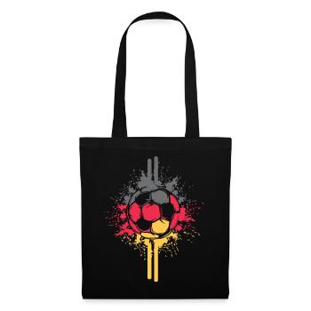 Soccer Germany Jersey Ball Explosion Logo - Tote Bag - black - Front