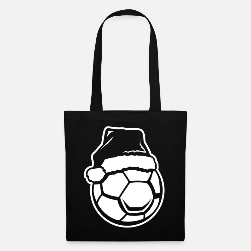 Handball Weihnachten - Stoffbeutel - Schwarz