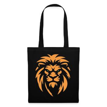 Angry Lion - Tote Bag - black - Front
