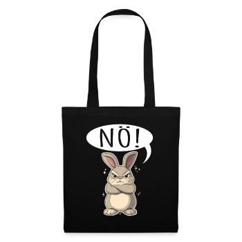 Lapin de Basse-Autriche Cadeau de Pâques - Sac en tissu - noir - Devant