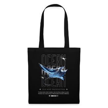 Trésor précieux de la Manta de l’Océan - Sac en tissu - noir - Devant
