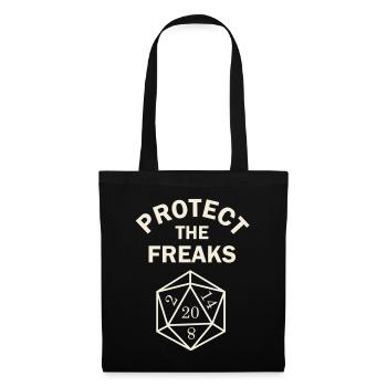 Protect the Freaks - Sac en tissu - noir - Devant