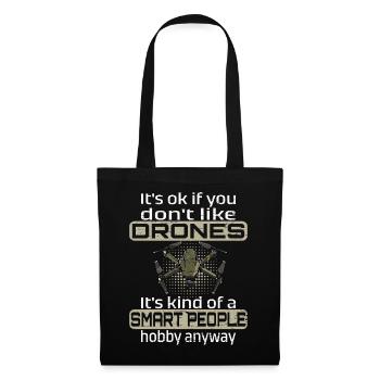 I'ts ok if you don't like drones - Stoffbeutel - Schwarz - Vorne