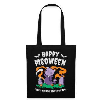 Happy Meoween - Tote Bag - black - Front