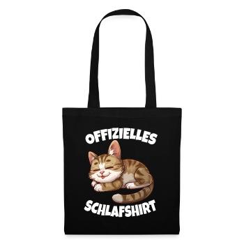 Chemise de nuit officielle - Sac en tissu - noir - Devant