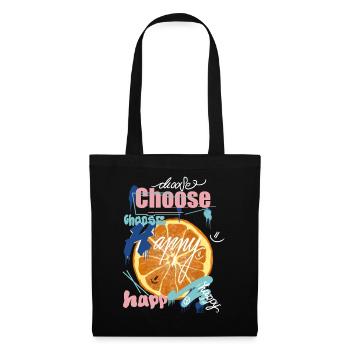 Orange Joy Collage - Tote Bag - black - Front