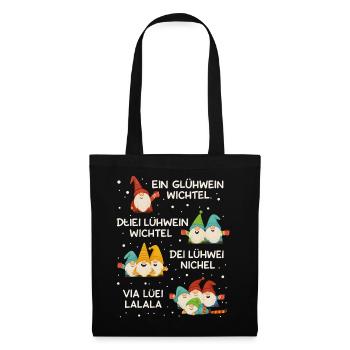 Fusselviecher A mulled wine, two mulled wine gnomes - Tote Bag - black - Front