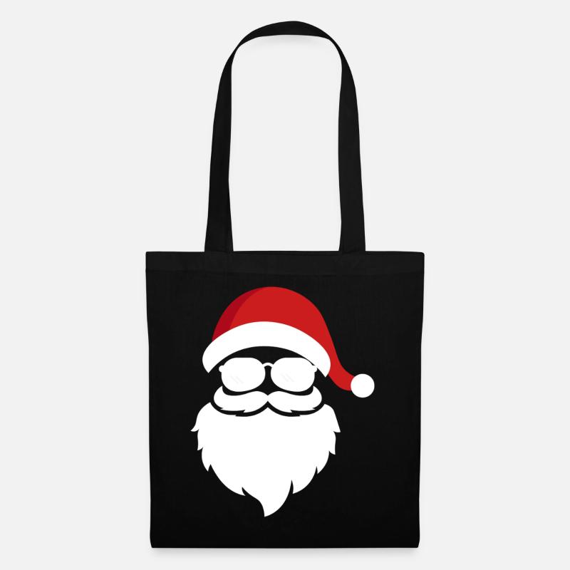 COOL SANTA - Stoffbeutel - Schwarz