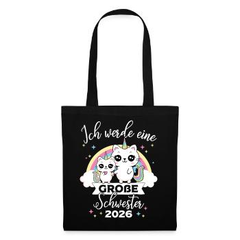 I Will Be Big Sister 2026 Pregnancy - Tote Bag - black - Front