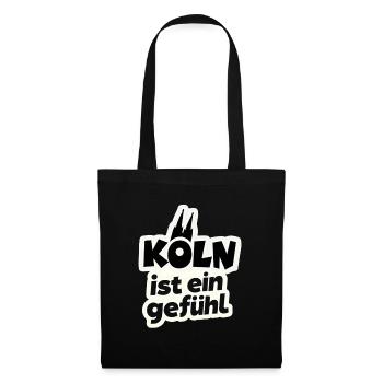 Cologne est une sensation de cathédrale de Cologne - Sac en tissu - noir - Devant