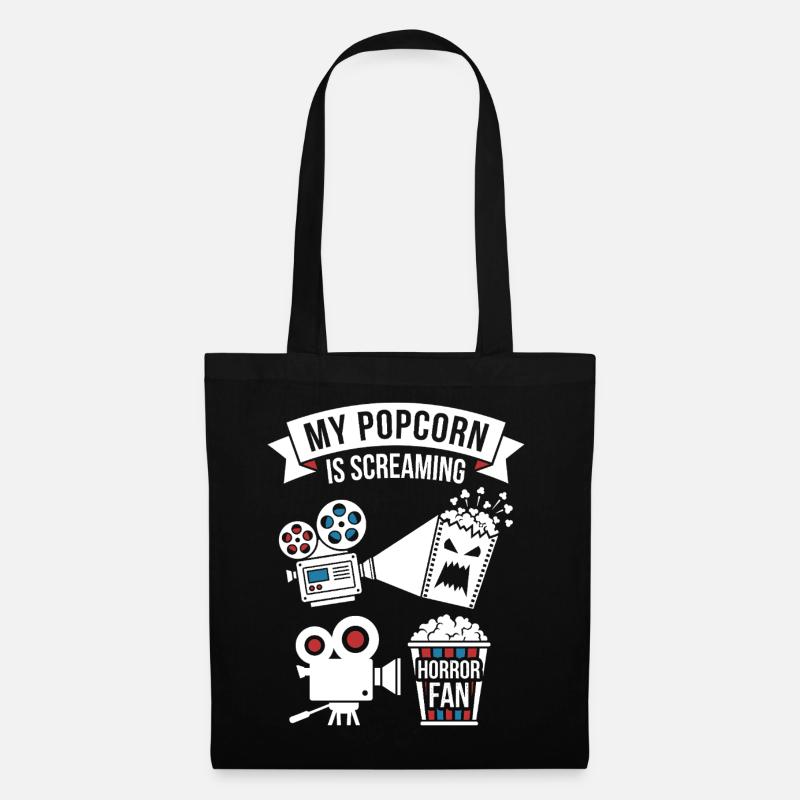 Min Popcorn Screaming Horror-fan - Mulepose - sort