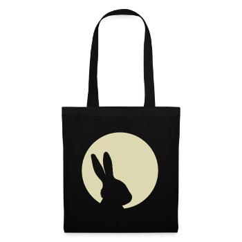 Bunny Moon Rabbit Bunny Easter - Tote Bag - black - Front