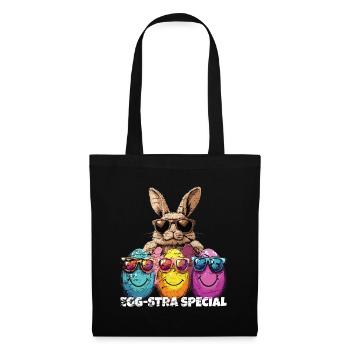 Eggstra Special Funny Easter Bunny Easter - Tote Bag - black - Front