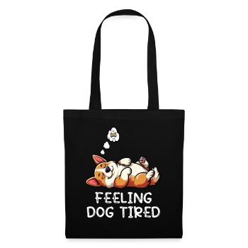 Feeling Dog Tired Corgi Corgis Welsh Corgi - Tote Bag - black - Front