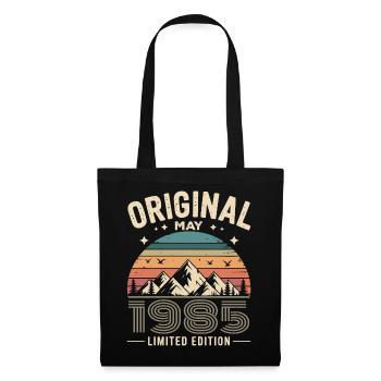 mai 1985 – Légende des sommets et montagnes - Sac en tissu - noir - Devant