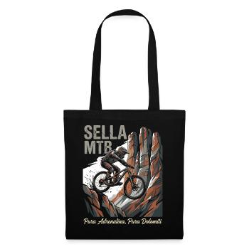 Sella MTB Towers Downhill Pura Adrenalina Art - Tote Bag - black - Front