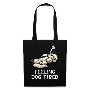 Feeling Dog Tired Maltese Maltese Owner - Tote Bag - black - Front