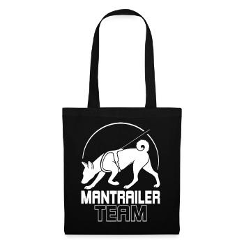 Basenji Mantrailer Team Dog Sports Dogs Wilsigns - Tote Bag - black - Front