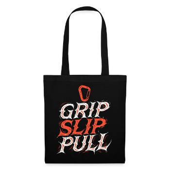 Grip Slip Pullover Dynamische Typografie - Stoffbeutel - Schwarz - Vorne