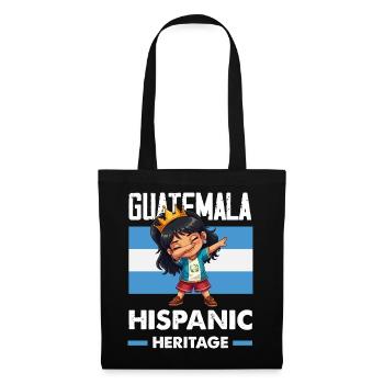 T-shirt Drapeau du Guatemala Fierté & Chapín Maison - Sac en tissu - noir - Devant
