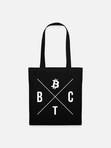 Bitcoin - 21 Million - Cryptocurrency - Stoffbeutel - Schwarz