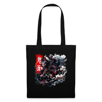 Masque Oni Esprit Intrépide - Sac en tissu - noir - Devant