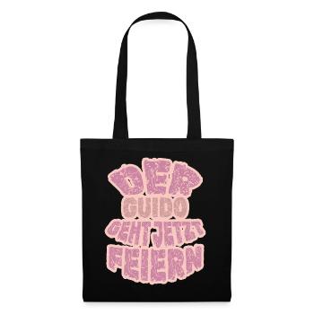 Parti Guido - Sac en tissu - noir - Devant