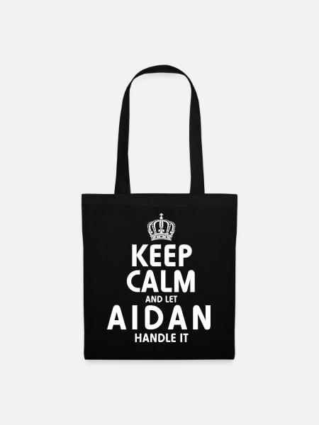 AIDAN Regeln Sie es - Stoffbeutel - Schwarz
