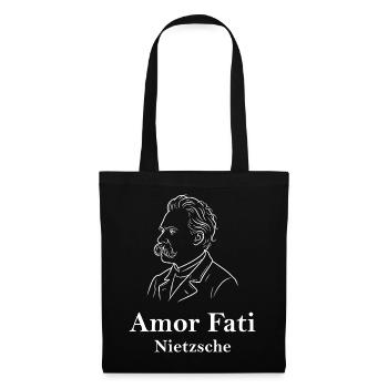 Nietzsche Amor Fati  - Tote Bag - black - Front