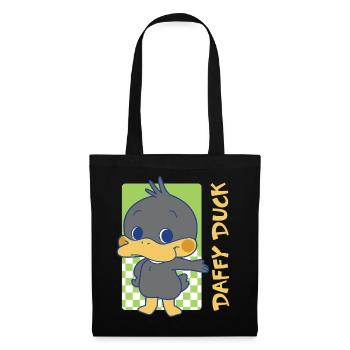 Looney Tunes X Gokko Daffy Duck - Stoffbeutel - Schwarz - Vorne