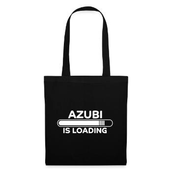 Azubi Spruch Lehrling Job Lustiges Azubi Geschenk - Stoffbeutel - Schwarz - Vorne