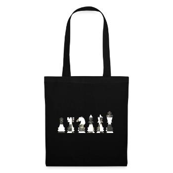 Chess figures - Tote Bag - black - Front