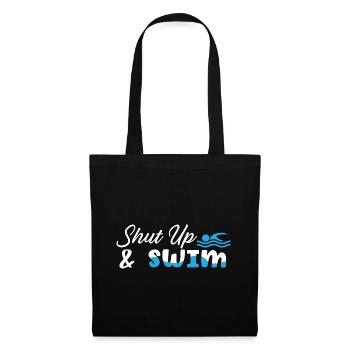 Swimmers Swimming 50 meters track Breaststroke - Tote Bag - black - Front