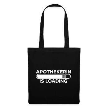 Apothekerin Spruch Apotheke Apothekerin Geschenk - Stoffbeutel - Schwarz - Vorne