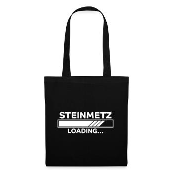 Steinmetz Spruch Beruf Lustiges Steinmetz Geschenk - Stoffbeutel - Schwarz - Vorne