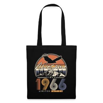 Vintage, 1966, Vintage Retro, Cadeau d’anniversaire - Sac en tissu - noir - Devant