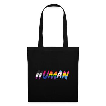 Human - Tote Bag - black - Front
